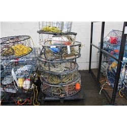 PALLET OF ASSORTED CRAB TRAPS