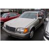 Image 1 : 1993 MERCEDES 400 SEL, 4 DOOR SEDAN, GREY, VIN # WDBGA43E1PA092653