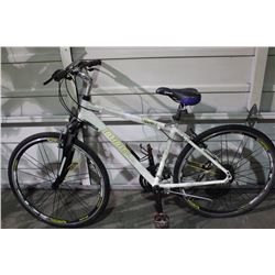 WHITE INFINITY SWIFT 24 SPEED FRONT SUSPENSION MOUNTAIN BIKE