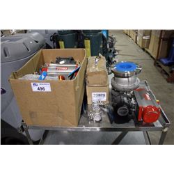 ASSORTED VALVE & TRIAC CONTROLS (CART NOT INCLUDED)