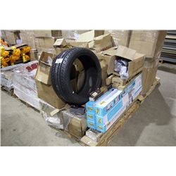 PALLET OF CAR PARTS & ELECTRICAL