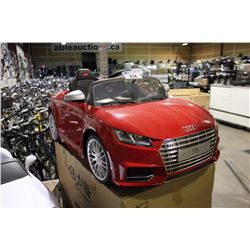 RED RASTAR AUDI TTS REMOTE CONTROL CHILDRENS POWERED RIDE ON TOY