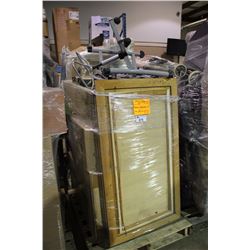 PALLET OF ASSORTED HOUSEHOLD CONTENTS FROM STORAGE LOCKER