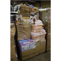 PALLET OF ASSORTED HOUSEHOLD CONTENTS FROM STORAGE LOCKER