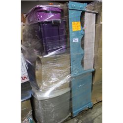 PALLET OF ASSORTED HOUSEHOLD CONTENTS FROM STORAGE LOCKER