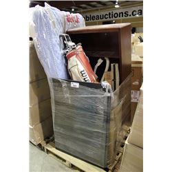 PALLET OF ASSORTED HOUSEHOLD CONTENTS FROM STORAGE LOCKER