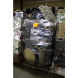 PALLET OF ASSORTED HOUSEHOLD CONTENTS FROM STORAGE LOCKER