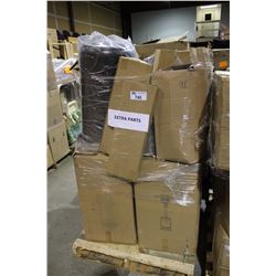 PALLET OF ASSORTED PROPANE PATIO HEATER PARTS