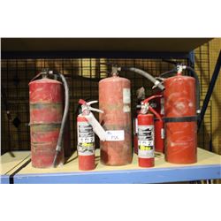 LOT OF FIRE EXTINGUISHERS