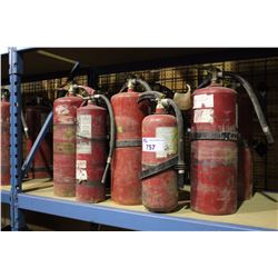 LOT OF FIRE EXTINGUISHERS