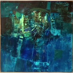 Juan Sanchez, Entropy 10, Oil Painting