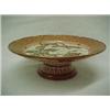 Image 1 : Late 19th C Kutani compote, banded rim decoration with center pine tree, floral and bird decorati...