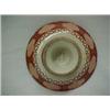 Image 3 : Late 19th C Kutani compote, banded rim decoration with center pine tree, floral and bird decorati...