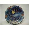 Image 1 : Satsuma charger, hand painted and enameled scenic decoration, tree with moon and bird, hairline r...