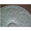 Image 2 : Oyster plate, white ground, unmarked, scalloped rim, 9" diameter, early to mid 20th C. Estimat...