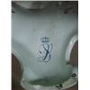 Image 4 : Dresden porcelain hand painted center compote, reticulated bowl with floral swag, and insect inte...