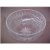 Image 1 : Waterford crystal round bowl, signed on bottom, 9" diameter, 4 3/4" high Estimate 100/200...