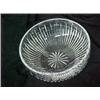 Image 3 : Waterford crystal round bowl, signed on bottom, 9" diameter, 4 3/4" high Estimate 100/200...