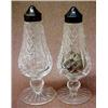 Image 1 : Waterford crystal footed salt and pepper Estimate 50/100...