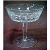 Image 1 : Set of thirteen Waterford crystal champagne saucers "Lismore" Estimate 250/350...