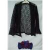 Image 3 : One lot of 1920's and 1930's ladies clothing, C. 1920 riding skirt and jacket with bakelite butto...