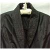 Image 3 : Victorian mourning clothing, black taffeta skirt and two blouses, silk slip and black taffeta coa...