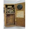Image 3 : Oak cased Magneto wall telephone, cradle on side for receiver, #145W, early 20th C., 14 1/2" high...