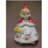 Image 1 : Hull Little Red Riding Hood cookie jar, Patent # 135889 USA on bottom, C. 1943-1950 (chip inside...