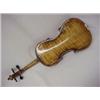 Image 2 : Violin, tigering on back, chin rest of wood, repaired by Frank Sterback, 23 1/2" long, in leather...