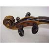 Image 3 : Violin, tigering on back, chin rest of wood, repaired by Frank Sterback, 23 1/2" long, in leather...