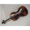 Image 1 : Violin, paper label in side Jacobus Stainer in Abfam prope Oehipontum, 1674, burled wood on back...