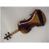 Image 2 : Violin, paper label in side Jacobus Stainer in Abfam prope Oehipontum, 1674, burled wood on back...