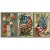 Image 3 : Six Memorial Day postcards one with Abraham Lincoln (crease), one with GAR design, normal wear to...