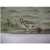 Image 2 : A.J. Ripley, o/c portrait of a steam sailing vessel "Norwood", signed A.J. Ripley 1892, American...
