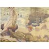 Image 2 : Clarence H. Carter watercolor, figures (nude), signed Clarence H. Carter '28, (L.L.) with informa...