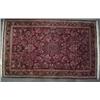 Image 1 : Hand tied Oriental rug "Sarouk", semi-antique, C.1940's, approximate measurements 51" x 80" Es...