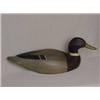 Image 1 : Duck decoy, wild fowler decoy, signed Imara Hickey, 1985, 18 1/2" long X 6" high Estimate 100/...