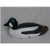 Image 1 : Duck decoy, Canada bird, weighted, signed Josey, 15" long X 6 1/2" high Estimate 100/200...