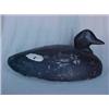 Image 1 : Duck decoy, black duck, weighted, 15" long X 7" high Estimate 100/200...