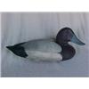 Image 1 : Duck decoy, nicely carved, swivel head, wooden keel, pb carved on bottom, 13 1/2" long X 6" high<...