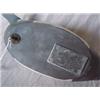 Image 2 : Carved duck, glass eyes, weighted and signed Birch, 13 1/2" long X 7" high Estimate 150/300...