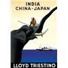 Image 1 : Italian advertising poster, navigation - LLOYD TRIESTINO
