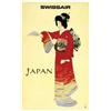 Image 1 : Italian advertising poster - SWISSAIR JAPAN