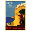 Image 1 : Italian advertising poster, tourism - CAPRI, HOTEL CAESAR AUGUSTUS