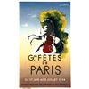 Image 1 : Advertising poster, CassandreG. DES FETES DE PARIS