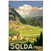 Image 1 : Italian advertising poster, mountain - SOLDA