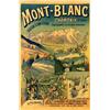 Image 1 : Italian advertising poster, mountain - MONT BLANC CHAMONIX