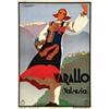 Image 1 : Italian advertising poster, mountain - VARALLO (VALSESIA)