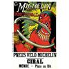 Image 1 : Italian advertising poster, shows - PNEUS VELO MICHELIN