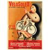 Image 1 : Italian advertising poster, motorcycling - VELOSOLEX